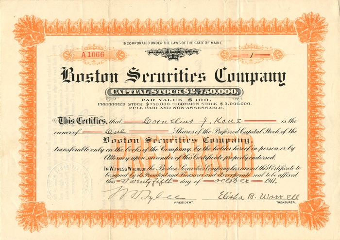 Boston Securities Co.
